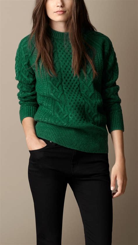 burberry pullover lila grün|Burberry store online.